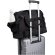 Bolsa de lona Puffer 30L con poliéster reciclado certificado GRS Negro intenso detalle 4
