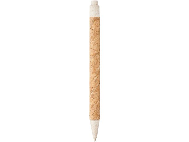 Bolígrafo de corcho y paja de trigo Midar personalizada