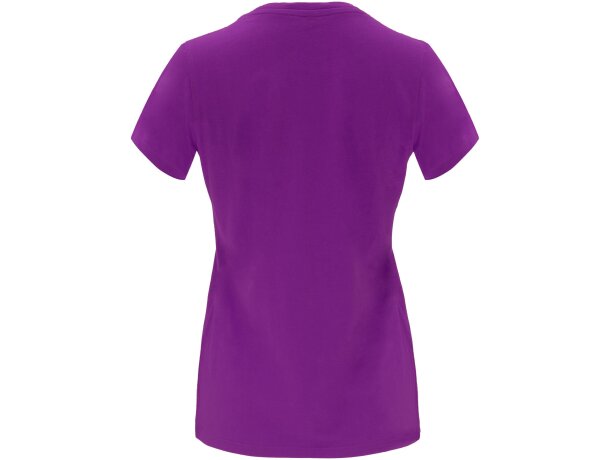 Camiseta manga corta mujer Capri Roly 100% algodón 170 g/m² Morado detalle 122