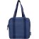 Bolsa nevera 5L Recanvas de algodón y poliéster reciclado GRS Azul marino detalle 6