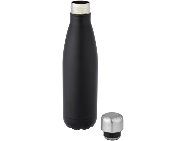 Bidón Cove acero inoxidable reciclado 500ml aislamiento térmico Negro intenso detalle 8