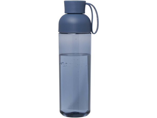 Botella agua RPET 600ml Illuminate con asa silicona Azul océano detalle 20