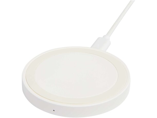 Base de carga inalámbrica Freal 15W plástico reciclado Blanco detalle 4