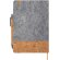 Libreta tapa dura A5 Veronica con corcho y bolígrafo incluido Gris/natural detalle 3