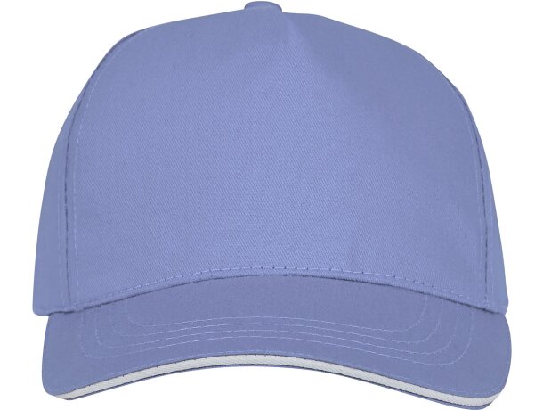 Gorra de 5 paneles con ribete. Personalizadas para tu estilo único Azul claro detalle 14