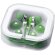 Cascos auriculares ligeros personalizado verde
