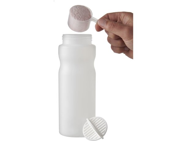 Bidón mezclador de 650ml Baseline Plus Morado/transparente escarchado detalle 4