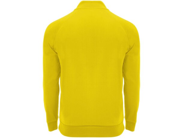 Sudadera técnica con cremallera un cuarto Epiro de Roly Amarillo detalle 18