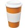Vaso térmico 350ml con agarradera Americano Naranja/blanco