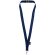 Lanyard Tom de PET reciclado con cierre independiente Azul marino