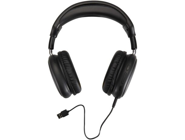 Auriculares inalámbricos Bluetooth Alzir con plástico reciclado Negro intenso detalle 4