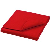 Bufanda sencilla en canalé roja barata