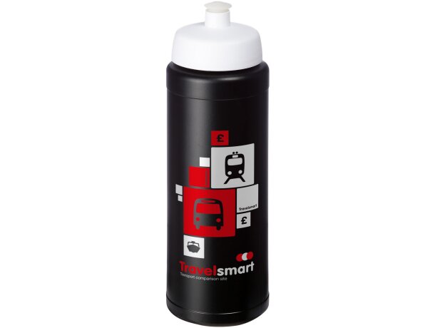 Baseline® Plus Bidón deportivo con tapa de 750 ml con asa Negro intenso/blanco detalle 35