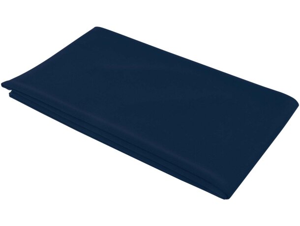 Toalla deportiva Lucas RPET 70x140 con bolsa reciclada Azul marino detalle 15