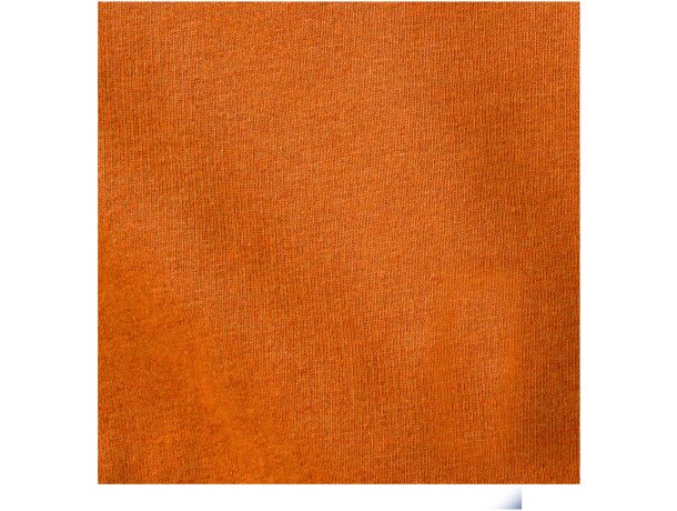 Sudadera de mujer cuello contrastado Naranja detalle 6