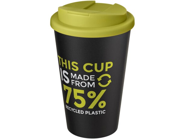 Americano® Eco Vaso reciclado de 350 ml con tapa antigoteo personalizado