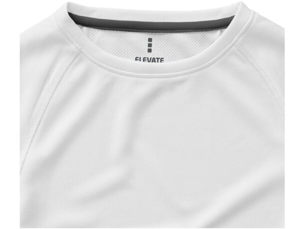 Camiseta manga corta de mujer niagara de Elevate 135 gr Blanco detalle 5