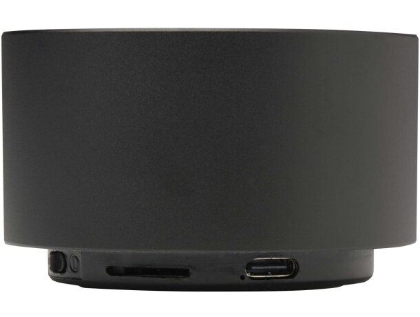 Altavoz inalámbrico bluetooth Ankaa aluminio reciclado 3W Negro intenso detalle 2