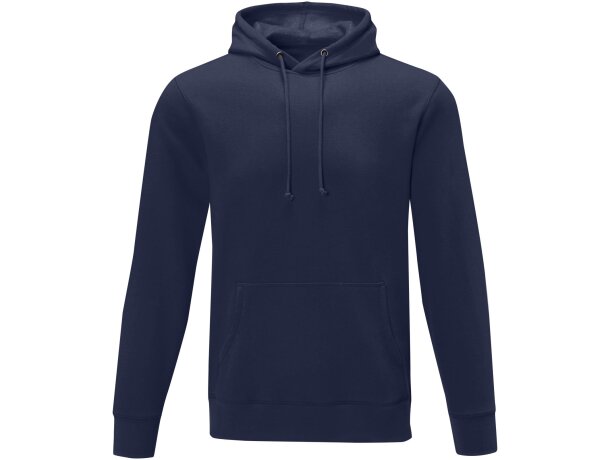 Sudadera con capucha Charon para hombre con interior afelpado Azul marino detalle 26
