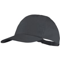 Gorra modelo básico de algodon para adulto con logo gris Gorra modelo básico de algodon para adulto con logo gris