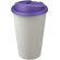 Americano® Eco Vaso reciclado de 350 ml con tapa antigoteo Morado/blanco