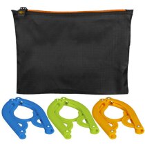 Set de perchas plegables de 3 unidades personalizado multicolor Set de perchas plegables de 3 unidades personalizado multicolor