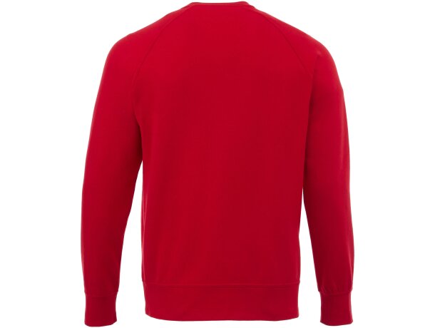 Sudadera de cuello redondo unisex Kruger Rojo detalle 7