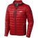 Chaqueta ligera plumón natural hombre Scotia Rojo detalle 2