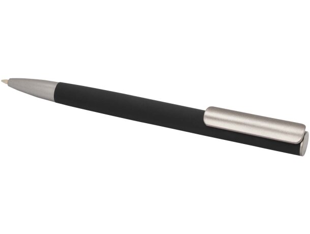 Bolígrafo Ziguur de aluminio reciclado con mecanismo clic Negro intenso detalle 7