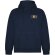 Sudadera unisex algodón orgánico Vinson Roly con capucha Azul marino detalle 21