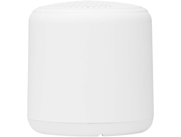 Altavoz Bluetooth Velkis con plástico reciclado y correa Blanco detalle 2