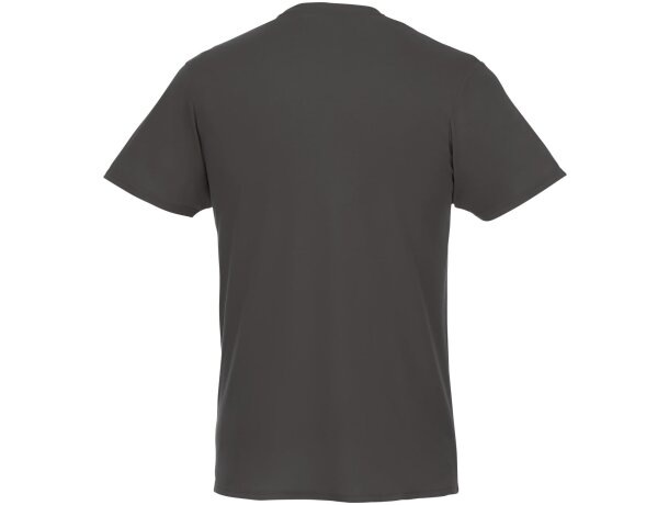 Camiseta de manga corta de material reciclado GRS de hombre Jade Gris tormenta detalle 27