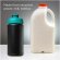 Bidón deportivo Baseline reciclado con tapa Flip 500ml Negro intenso/aqua detalle 48