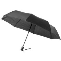 Paraguas de doble capa plegable personalizado negro intenso Paraguas de doble capa plegable personalizado negro intenso