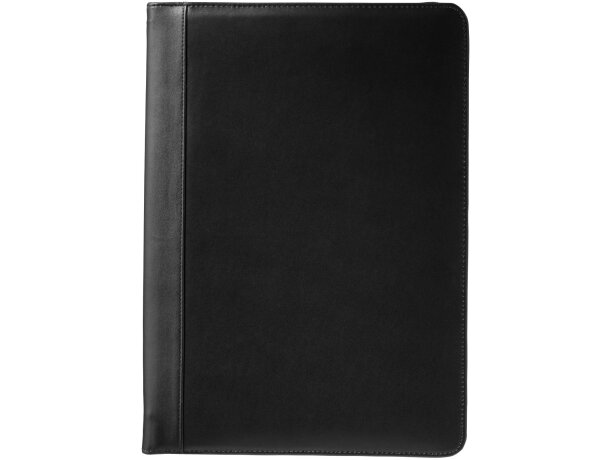Portafolios de piel con cremallera personalizado