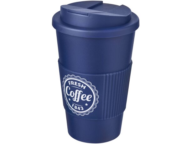 Americano® vaso 350 ml con agarre y tapa antigoteo personalizado