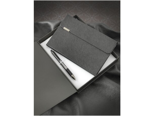Set de cuaderno con bolígrafo táctico tinta negra Tactical Negro intenso detalle 5
