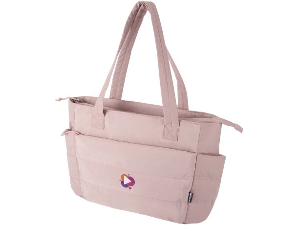 Bolsa tote Puffer acolchada reciclada GRS para portátil 15,6 detalle 11