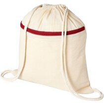 Mochila de cuerdas de algodón 100 g/m² con cremallera 5L Oregon