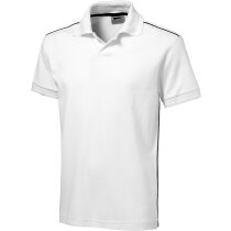 Polo de manga corta unisex backhand de Slazenger 240 gr personalizado blanco Polo de manga corta unisex backhand de Slazenger 240 gr personalizado blanco