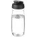 H2O Active® Pulse Bidón deportivo con Tapa Flip de 600 ml Transparente/negro intenso