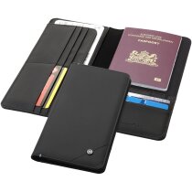 Cartera para viajar personalizada negro intenso