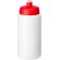 Baseline® Plus Bidón deportivo con tapa de 500 ml con asa Blanco/rojo