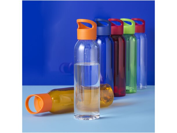 Botella de 650 ml con tapa de rosca personalizada merchandising azul real