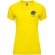 Camiseta deportiva manga corta mujer Bahrain Roly técnica Amarillo detalle 9