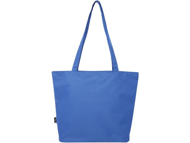 Bolsa tote con cremallera Panama de 20L certificada GRS Azul real detalle 16