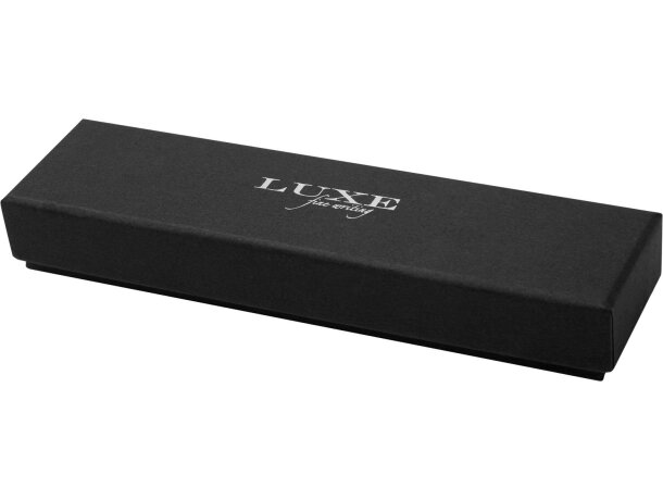 Pluma estilográfica Lucetta de aluminio reciclado negro mate Negro intenso detalle 4