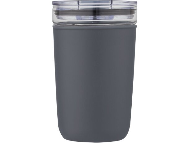 Vaso Bello vidrio borosilicato 420ml con carcasa reciclada Gris detalle 20