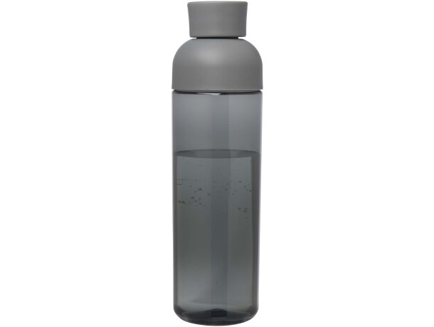 Botella agua RPET 600ml Illuminate con asa silicona Gris detalle 3