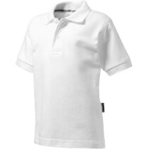Polo de manga corta para niños forehand de Slazenger 200 gr economico blanco Polo de manga corta para niños forehand de Slazenger 200 gr economico blanco